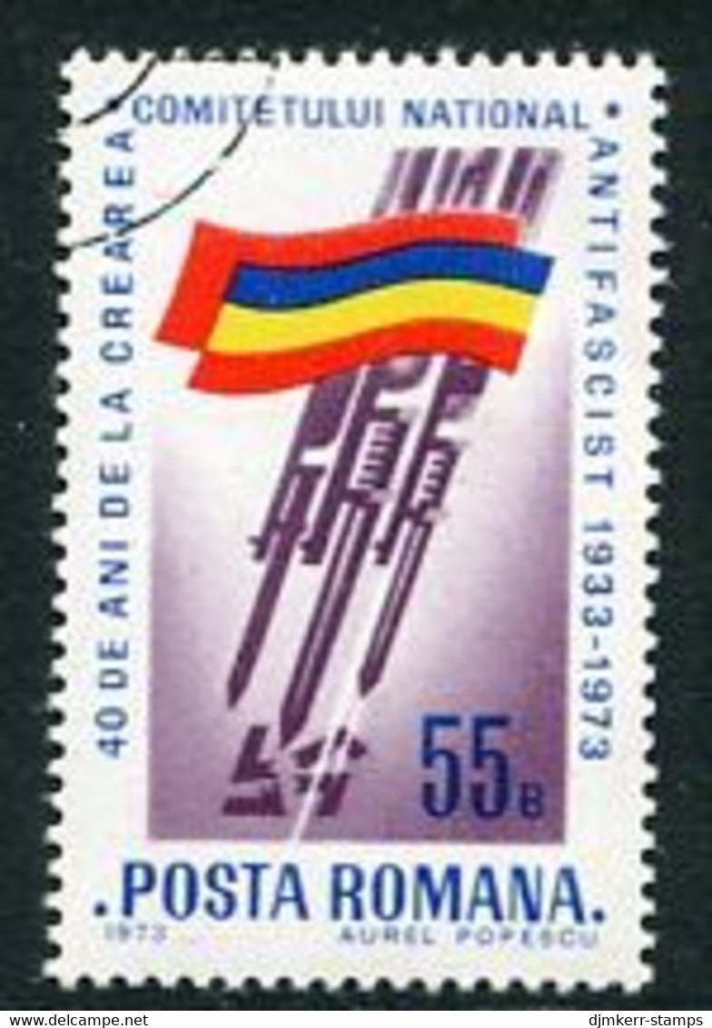 ROMANIA 1973 Anti-fascist Committee  Used.  Michel 3124 - Gebraucht