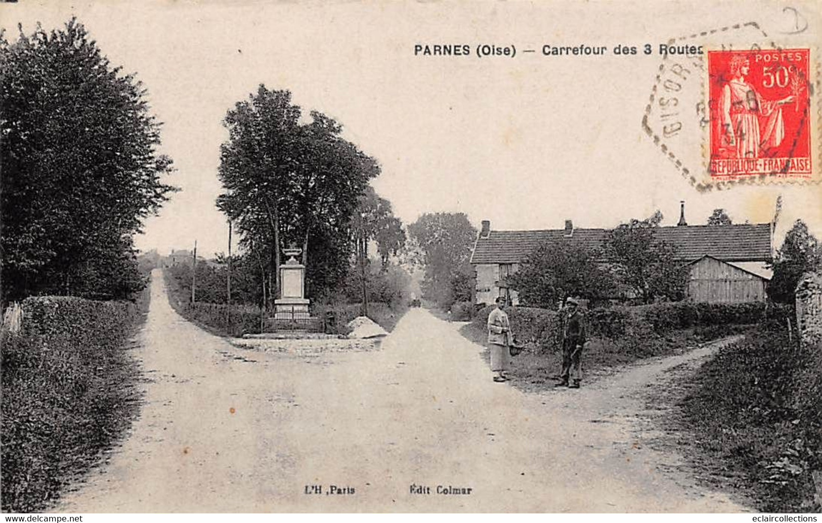 Parnes            60        Carrefour Des Trois Routes            (voir Scan) - Andere & Zonder Classificatie