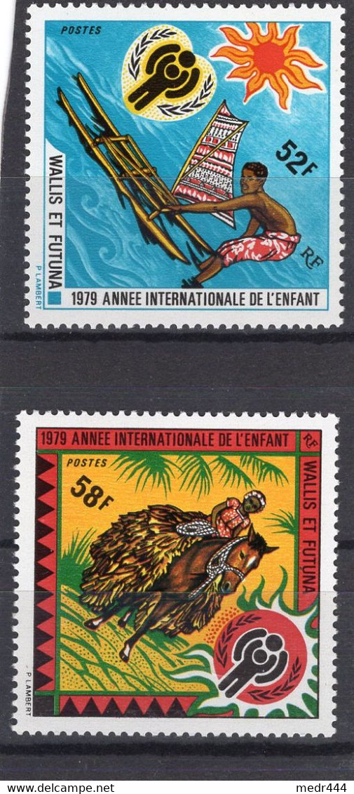 Wallis And Futuna 1979 - UNICEF, 1979 International Children's Year - Stamps 2v - Complete Set - MNH** Excellent Quality - Sonstige & Ohne Zuordnung