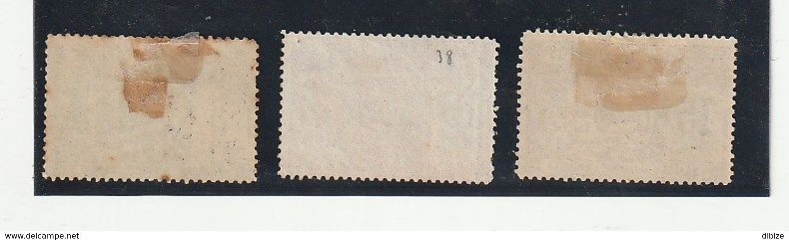 Maroc. Postes Locales. 3 Timbres. Mazagan-Azemour-Marrakech. Yvert Et Tellier N° 37 à 39. 1897. Le N° 38 Oblitéré. - Lokale Post