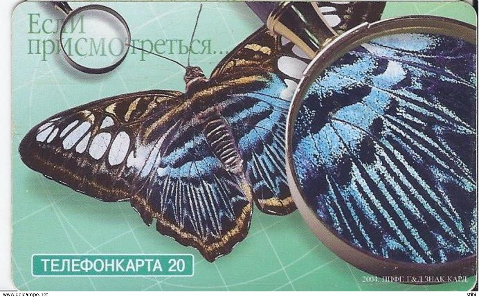 RUSSIA - BUTTERFLY - Wit-Rusland