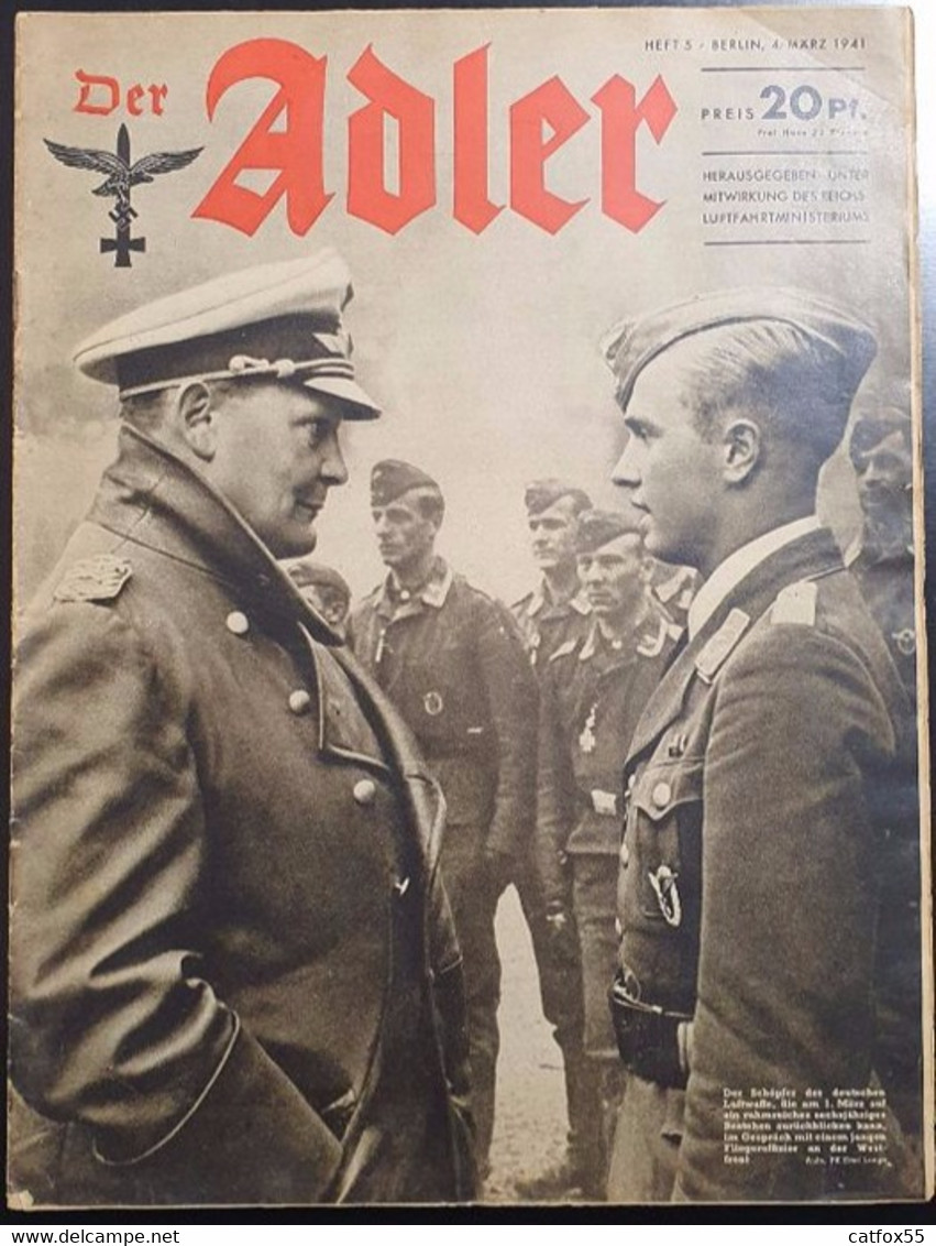 DER ADLER Original Vintage German Magazine - 5. Guerras Mundiales