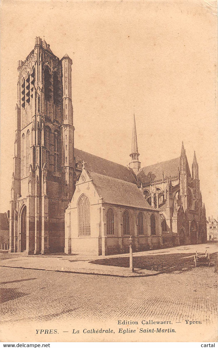 YPRES - La Cathédrale - Eglise Saint-Martin. - Ieper