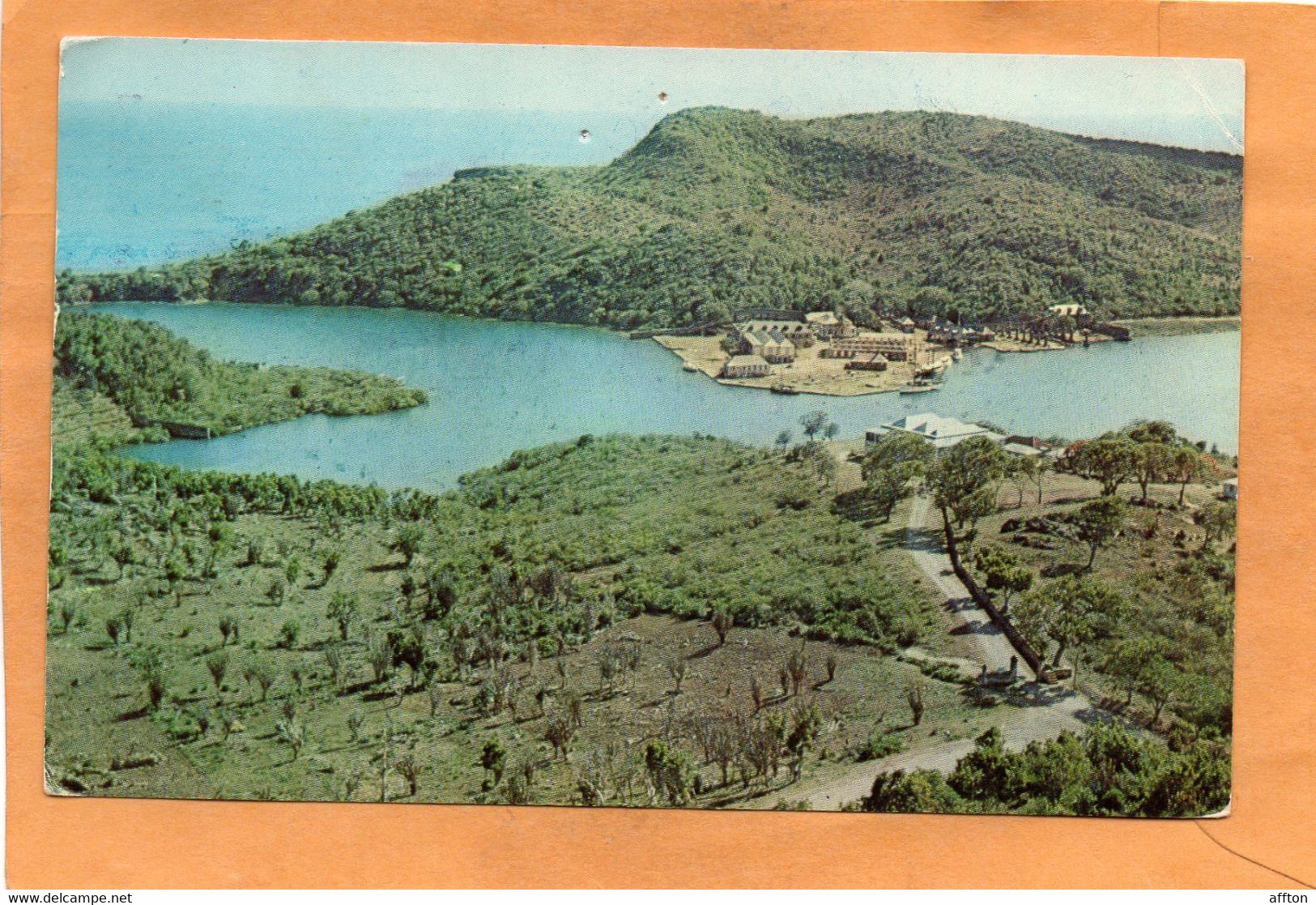 Antigua BWI Old Postcard Mailed - Antigua En Barbuda