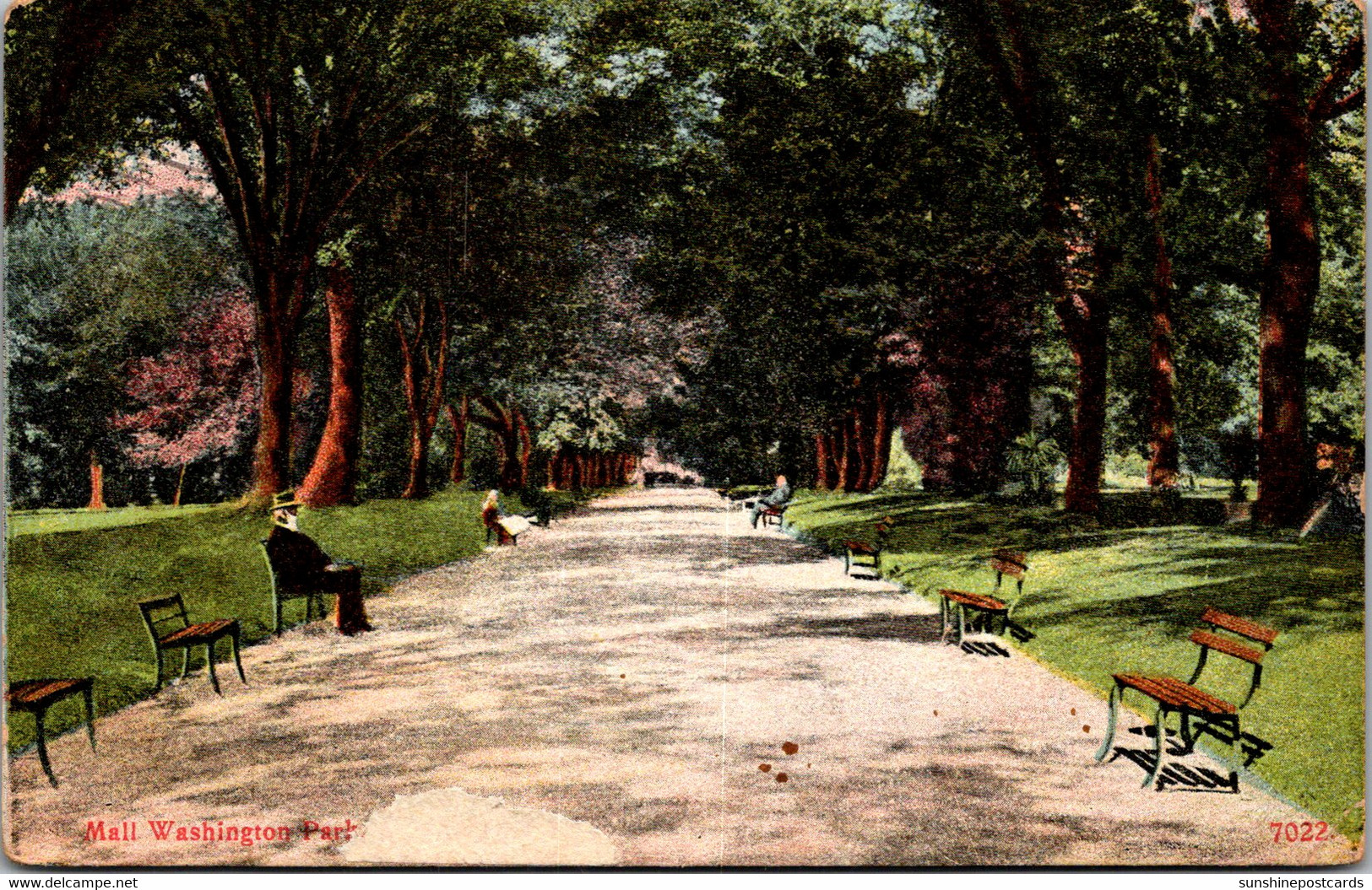 Oklahoma Bartlesville Washington Park The Mall 1909 - Bartlesville