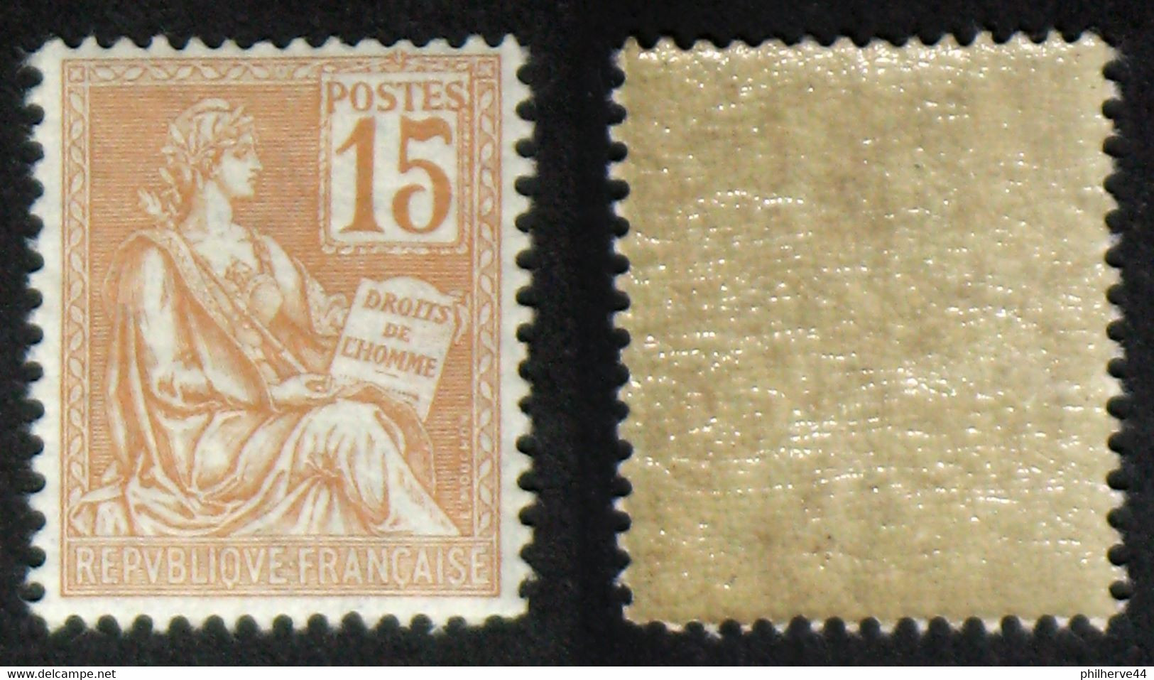 N° 117 15c MOUCHON Neuf N** TB  Cote 35€ - 1900-02 Mouchon