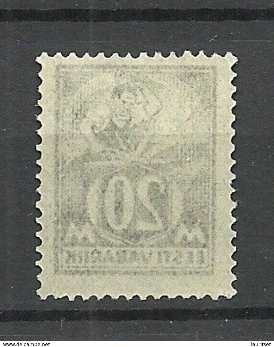 ESTLAND Estonia 1925 Michel 59 III (thin Paper Type) MNH - Estland