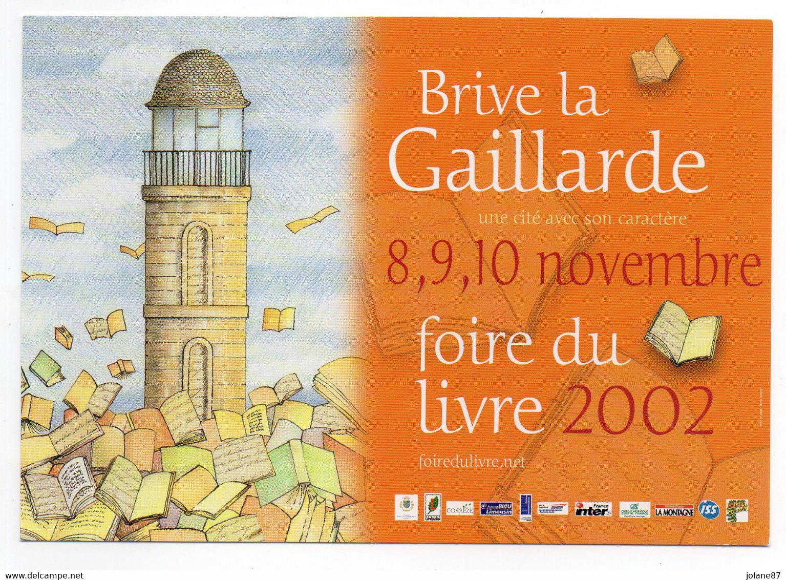 CPM    19    BRIVE LA GAILLARDE   -   FOIRE DU LIVRE 2002 - Bourses & Salons De Collections