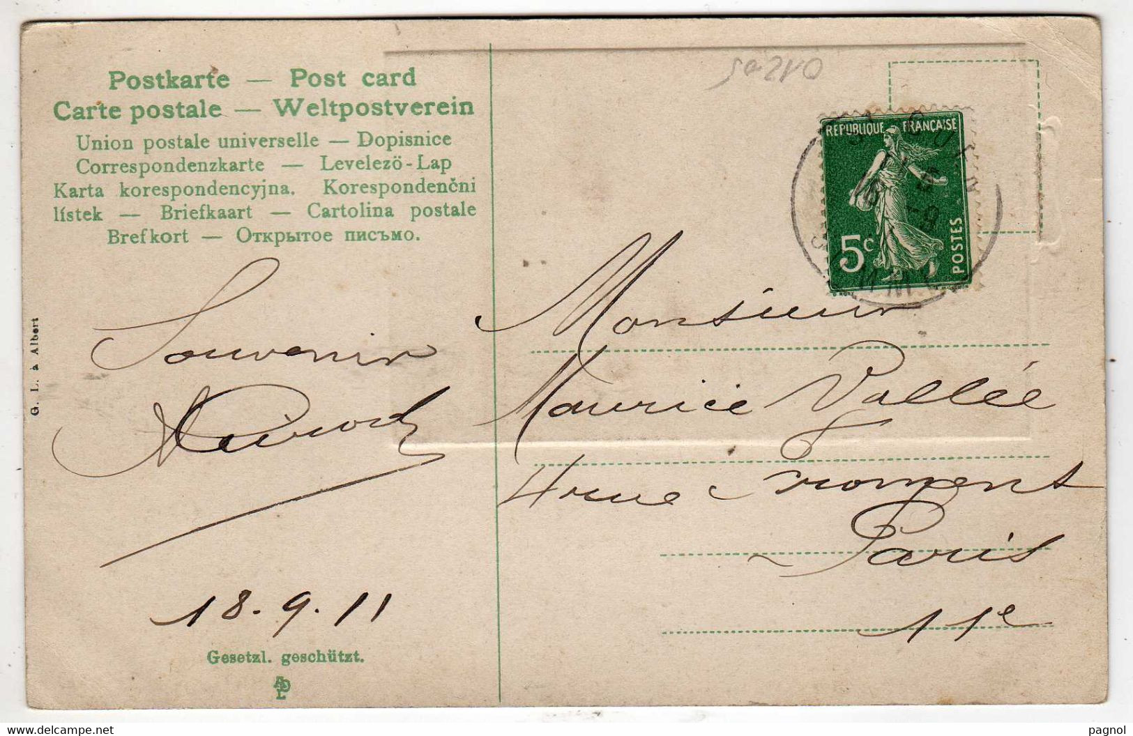 80 : Saint- Ouen : Carte à Systèmes : 4vues : Souvenir - Met Mechanische Systemen