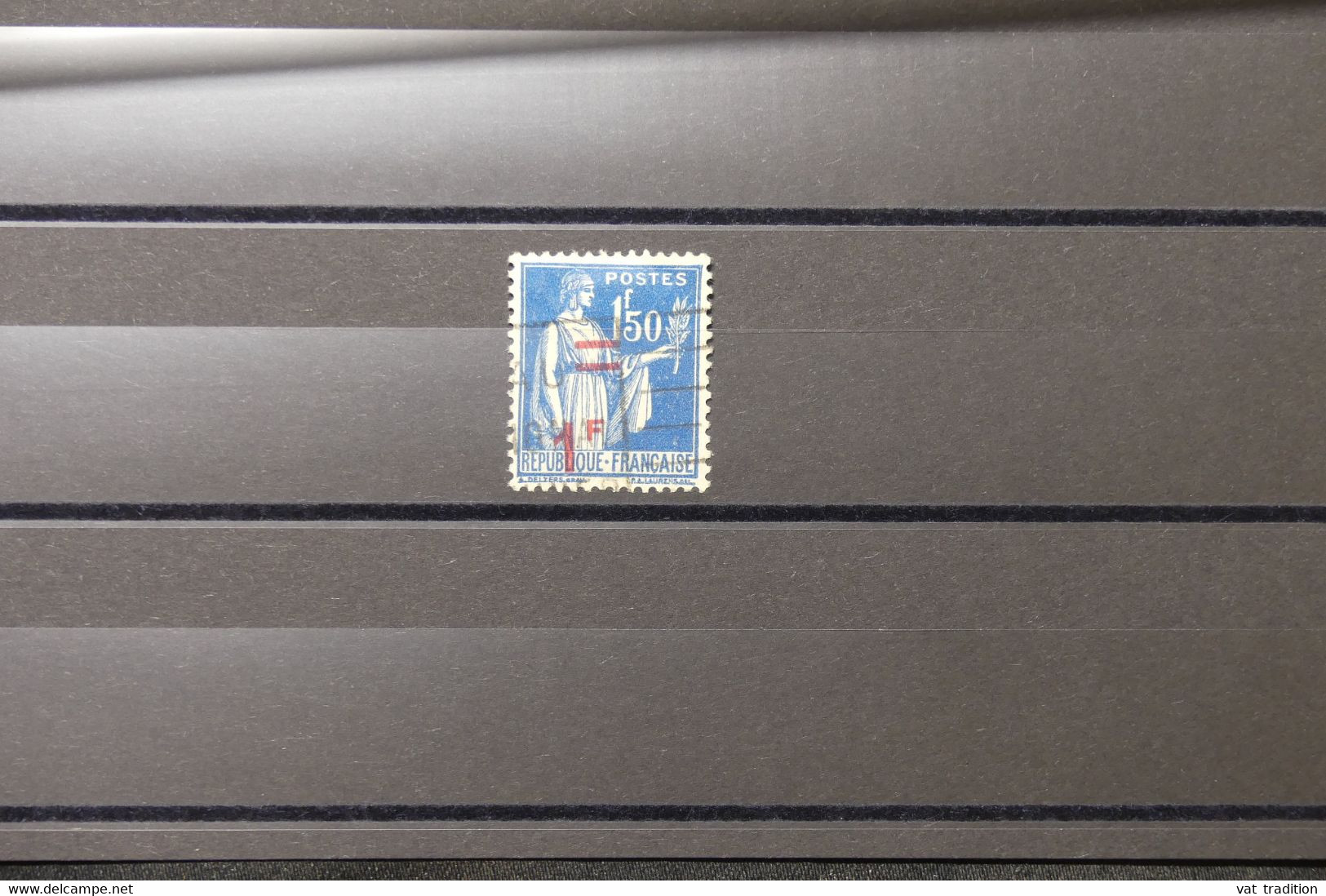 FRANCE - Variété - N° Yvert 485 Type Paix - Surchargé Décalée - Oblitéré - L 75903 - Used Stamps