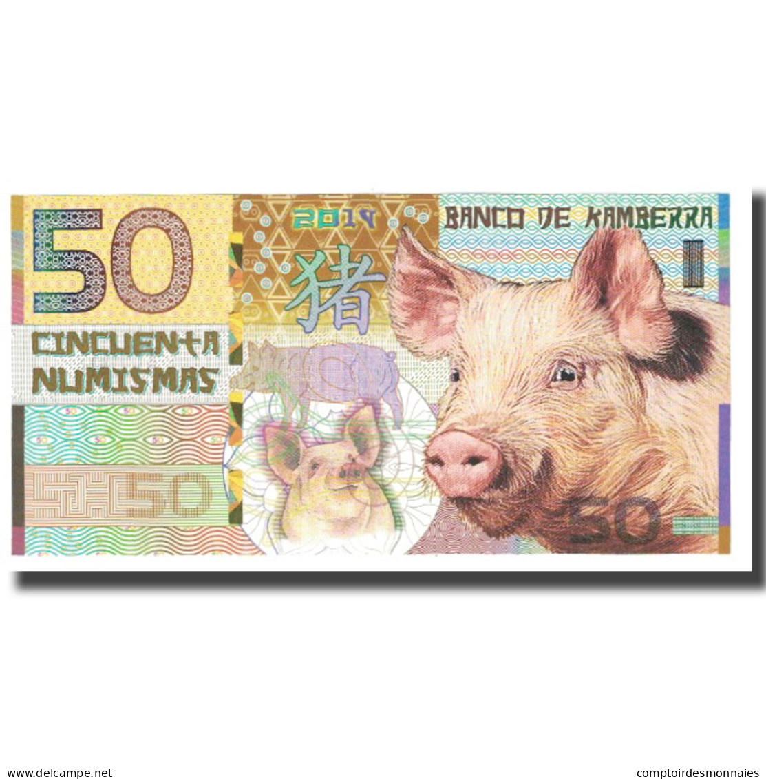 Billet, Australie, Billet Touristique, 2019, 50 NUMISMAS, NEUF - Specimen