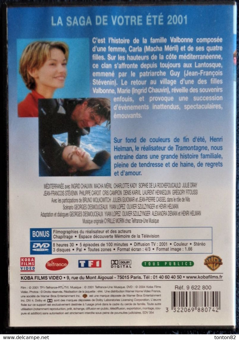 Méditerranée - 3 DVD - 5 épisodes De 100 Minutes - Ingrid Chauvin - Macha Méril - - TV Shows & Series