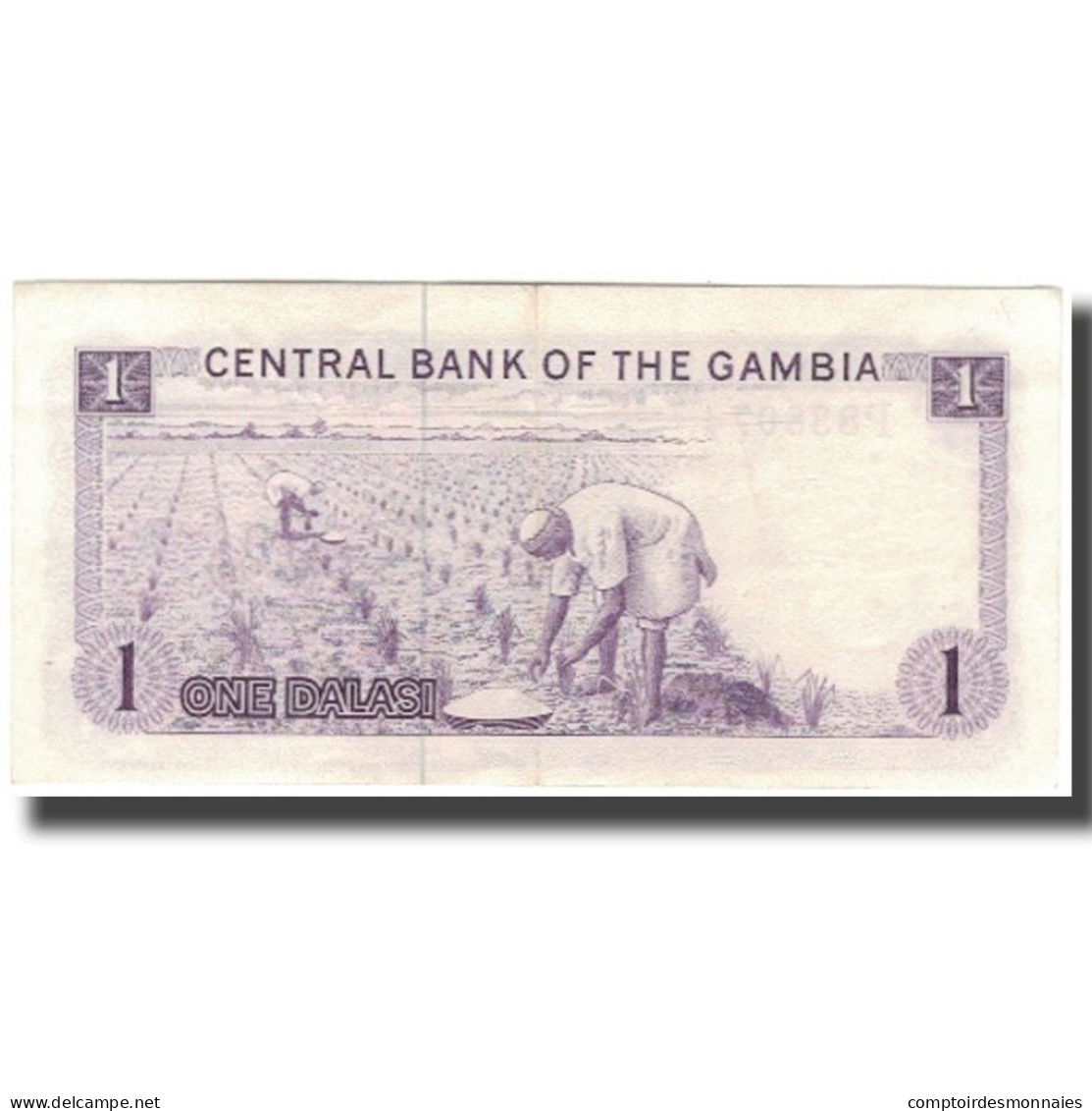 Billet, The Gambia, 1 Dalasi, KM:4g, SUP - Gambia