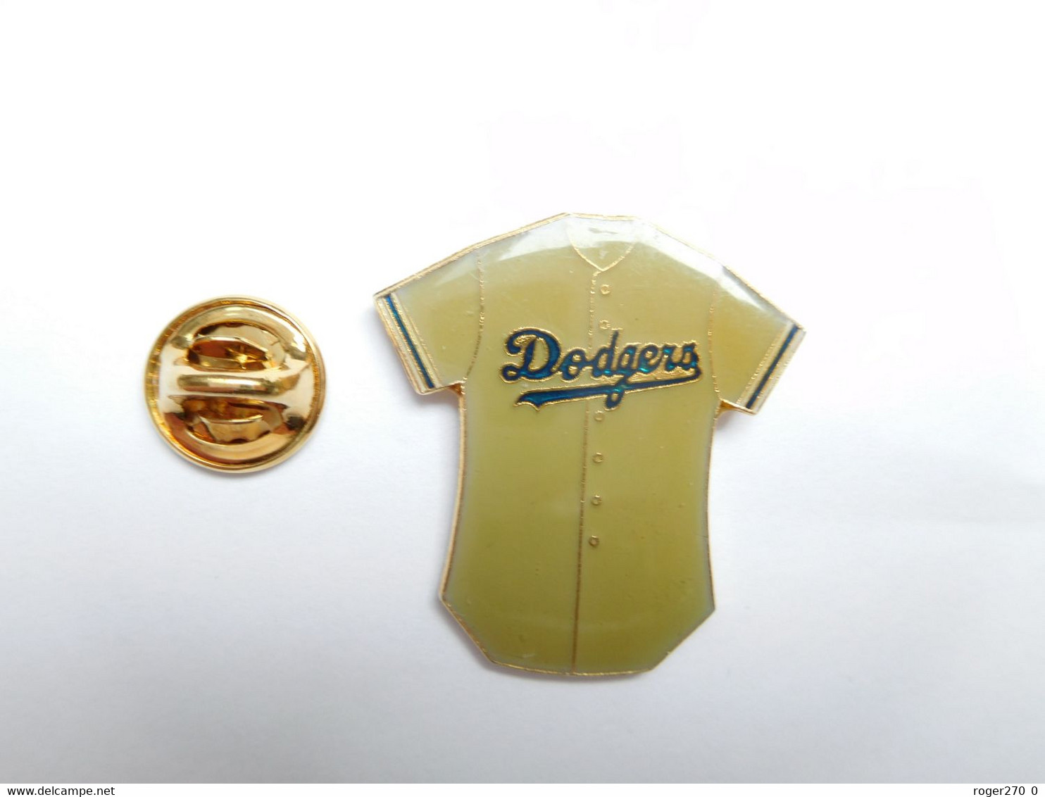 Beau Pin's , Baseball , Dodgers De Los Angelés , Polo Gris - Baseball