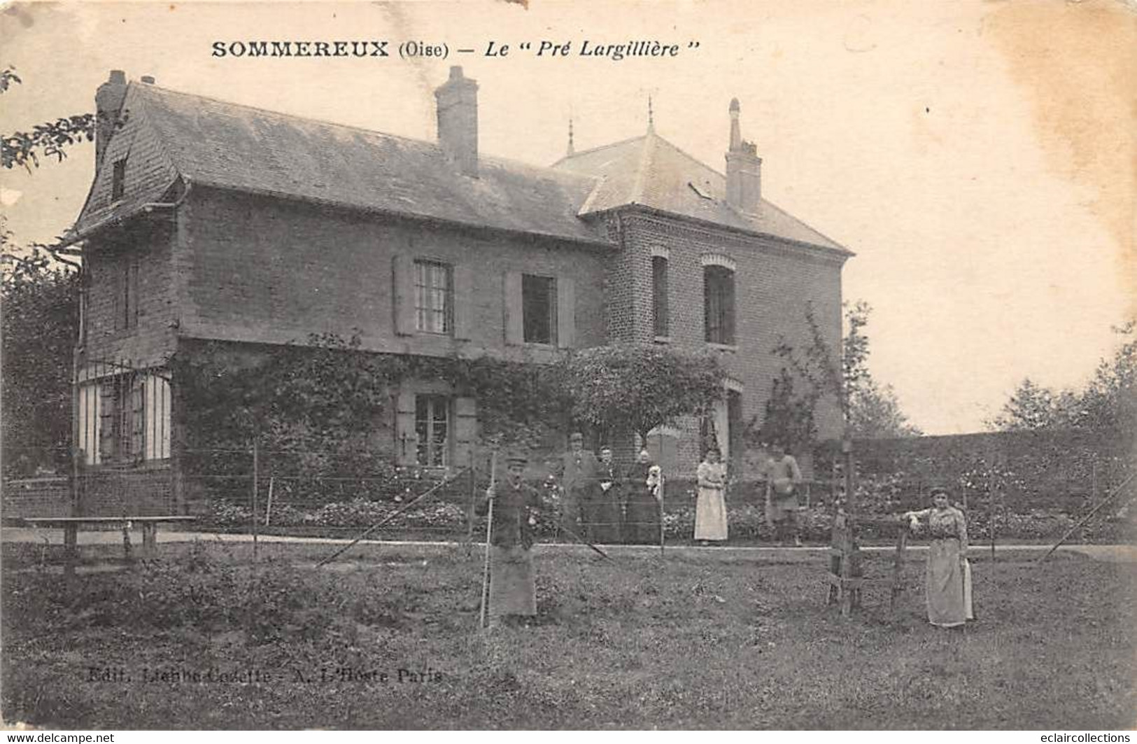 Sommereux          60        Villa: Le Pré  Largillière         (voir Scan) - Autres & Non Classés