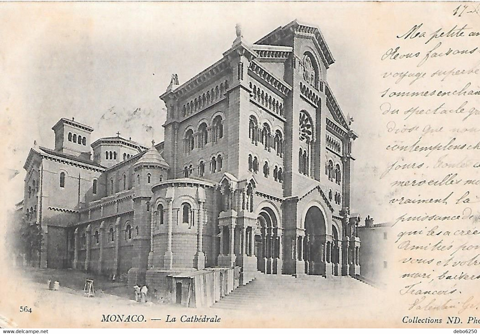 MONACO La Cathédrale 1903 - Cathédrale Notre-Dame-Immaculée