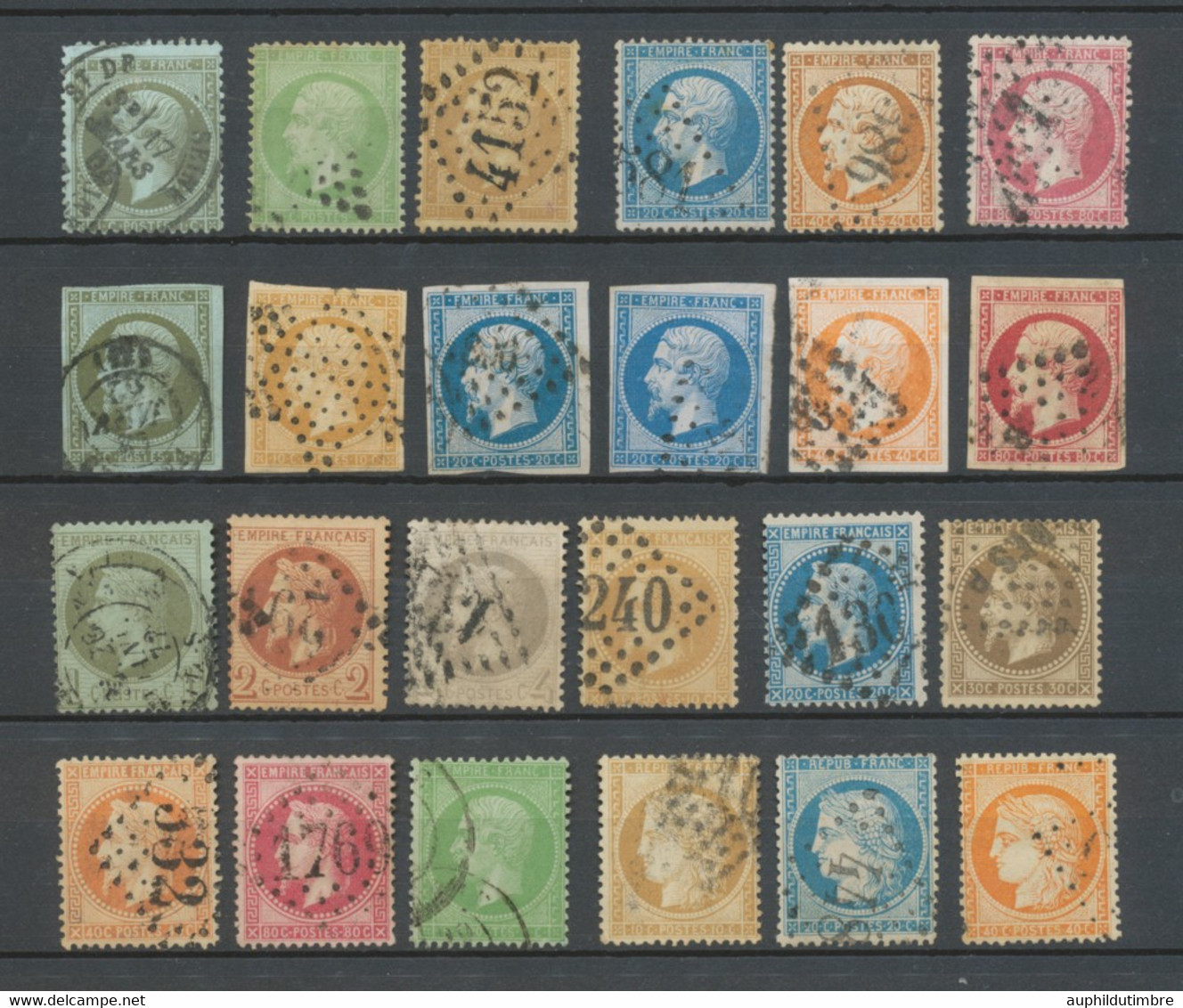 France Lot Classique Entre N°19 Et 38, Ensemble B/TB. Cote 900€. H2580 - Collections