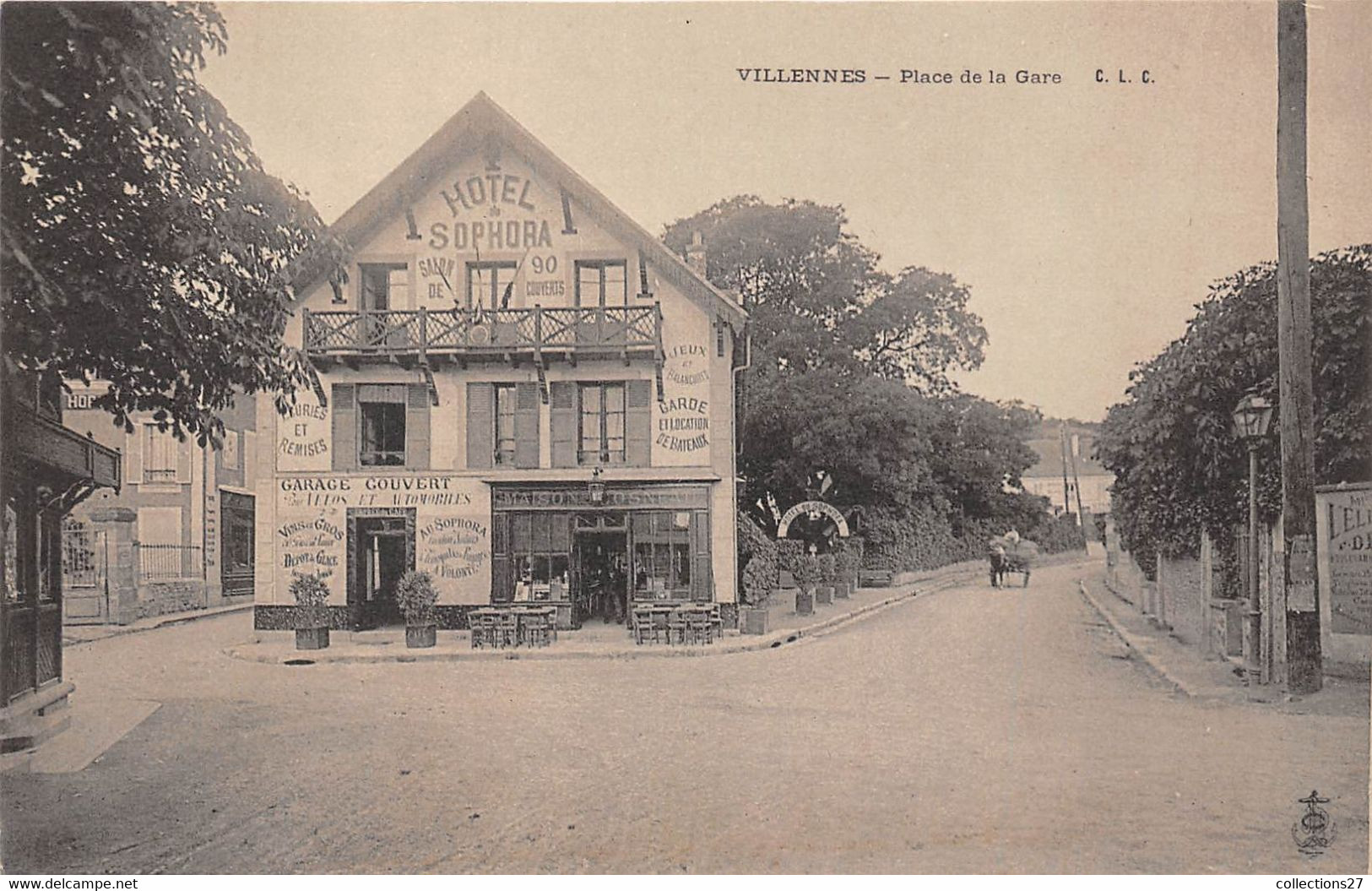 78-VILENNES-PLACE DE LA GARE - Villennes-sur-Seine