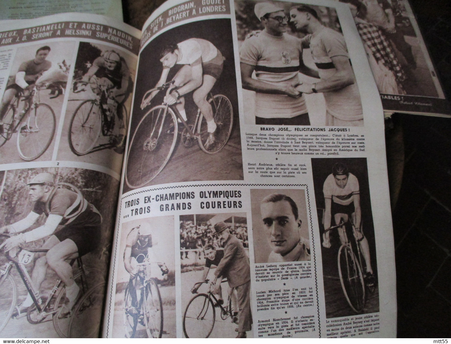 cyclisme 52  52 revue miroir sprint numaro special 32 pages bobet kubler dessin pellos