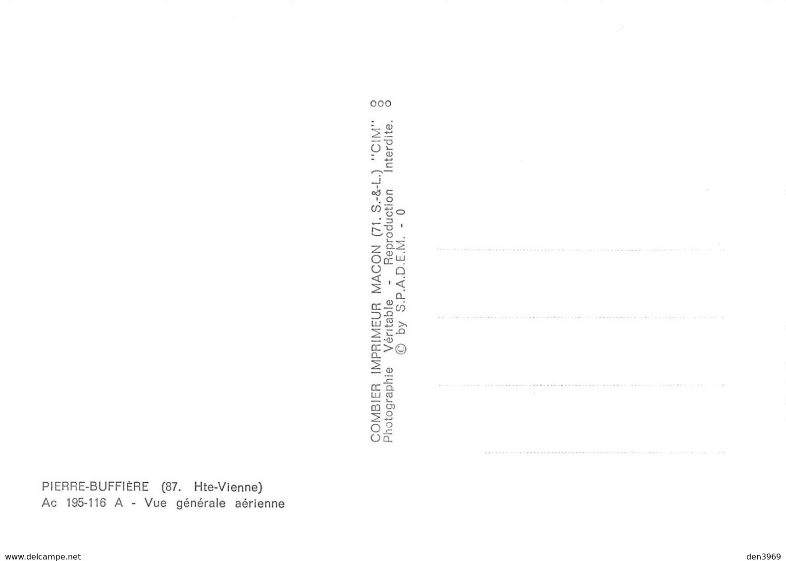 PIERRE-BUFFIERE - Vue Générale Aérienne - Pierre Buffiere