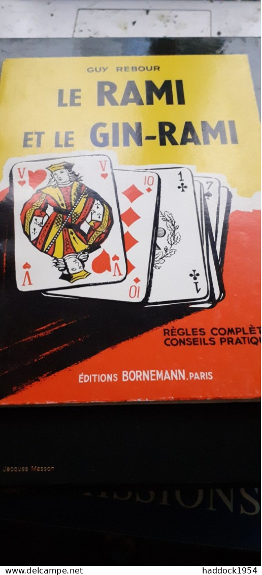 Le Rami Et Le Gin-rami GUY REBOUR Bornemann 1968 - Jeux De Société