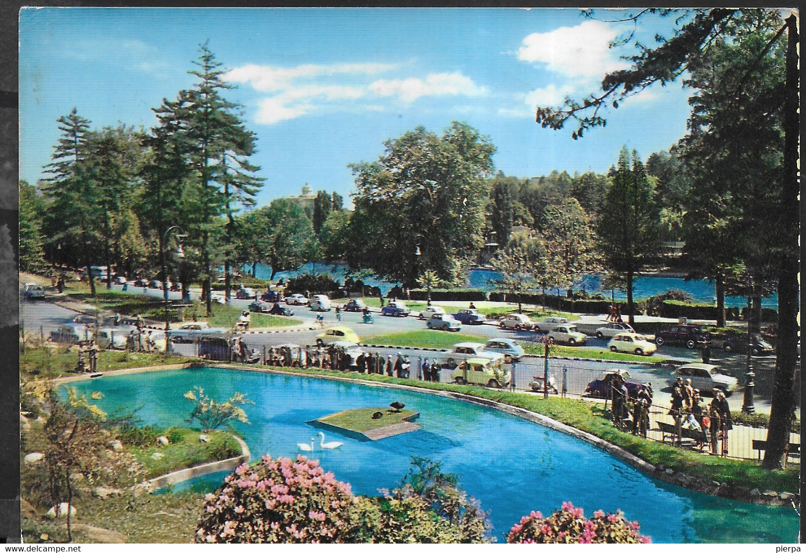 TORINO - PARCO DEL VALENTINO - VIAGGIATA 1961 - Parcs & Jardins