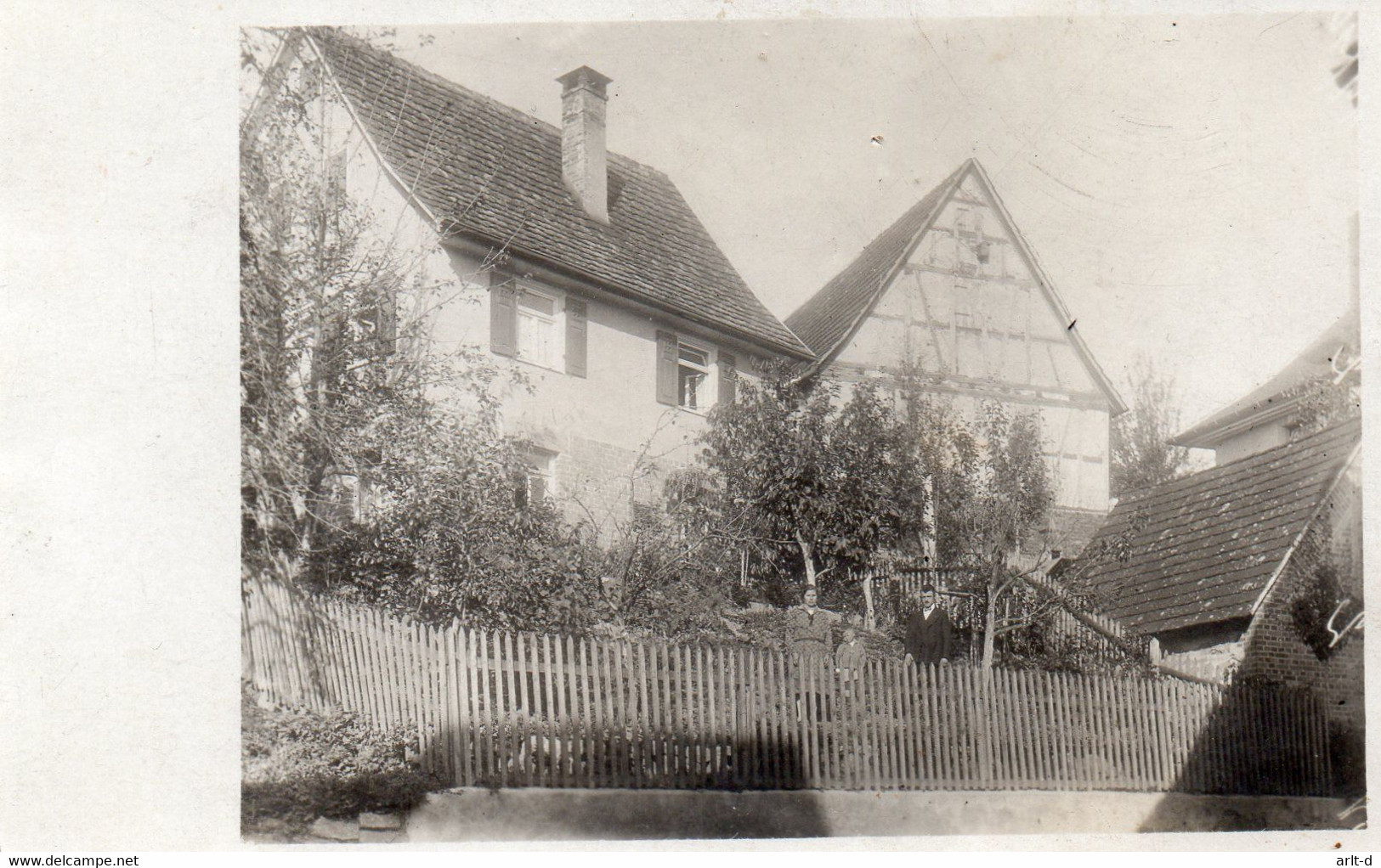 DC5017 - Ak Babenhausen, Echtfoto-AK, Haus / Hof - Babenhausen