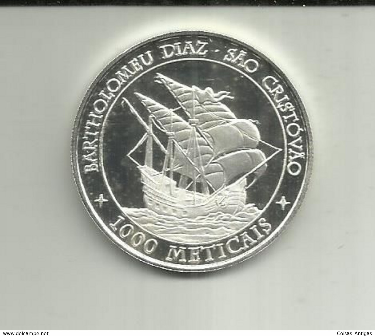 1000 Meticáis 2004 Moçambique (Bartolomeu Diaz) Silver - Mozambique