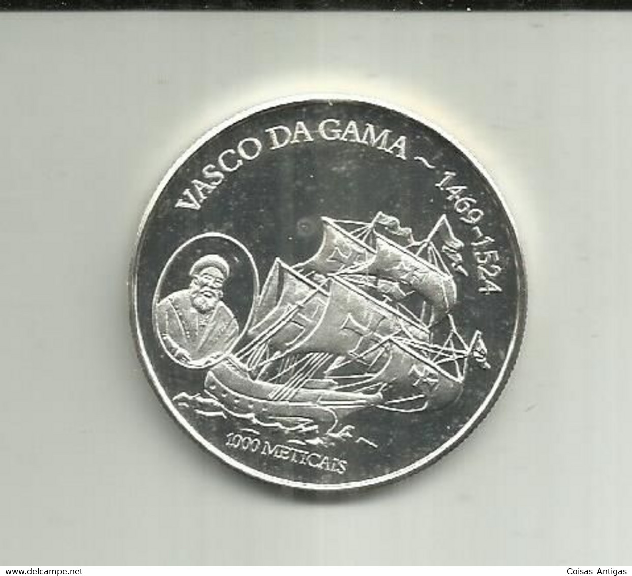 1000 Meticáis 2004 Moçambique (Vasco Da Gama) Silver - Mozambique