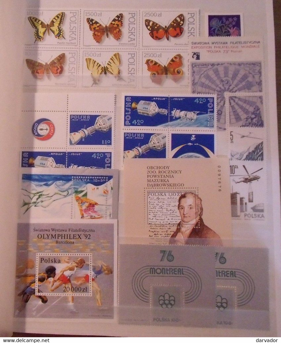 Album H / Collection  De Timbres De Pologne Dont Blocs , Thématiques  Tous Neuf ** MNH Superbe - Collections