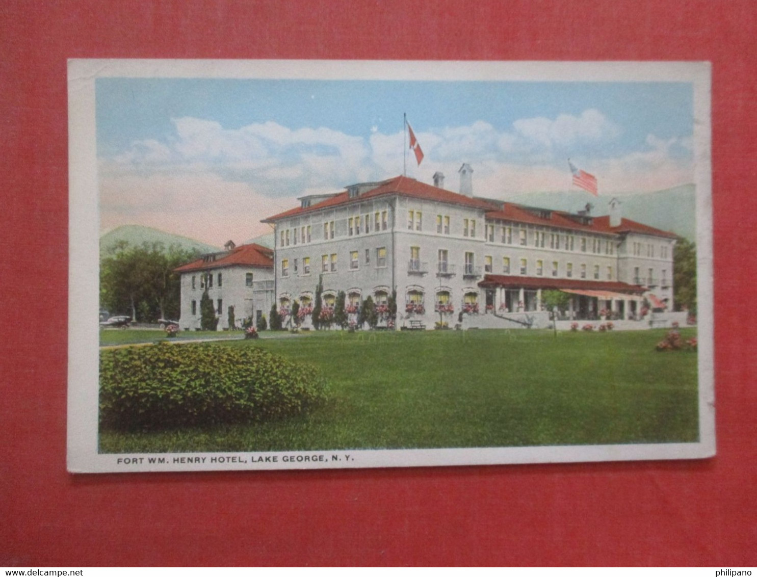 Fort WM. Henry Hotel  Lake George  New York     Ref 4470 - Lake George