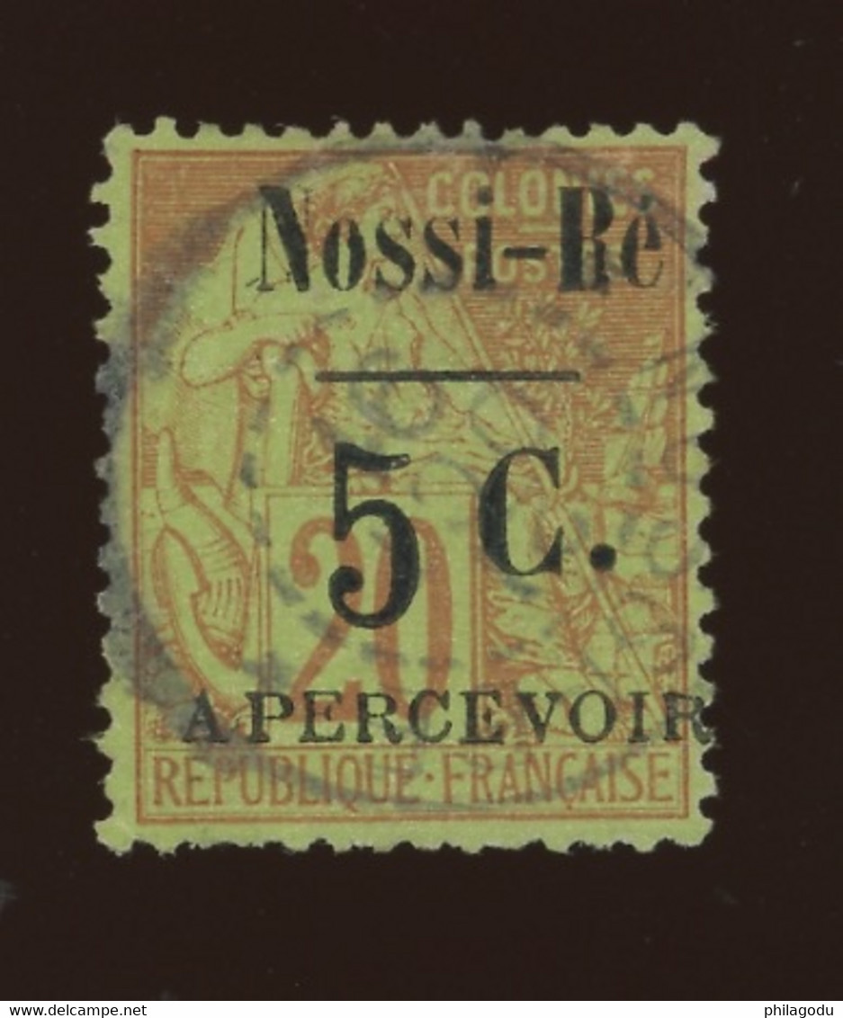 Nossi-Be 1891, Type Sage, TX 11 Ø, Cote Yv.  320 € - Gebruikt
