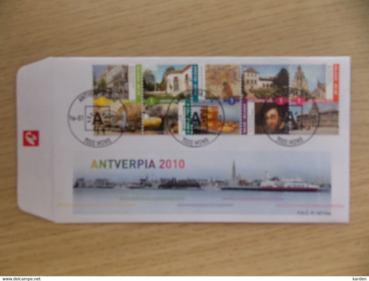 First Day Cover 2010 België Antverpia 2010   FDC P 1677 Bis - 2001-2010