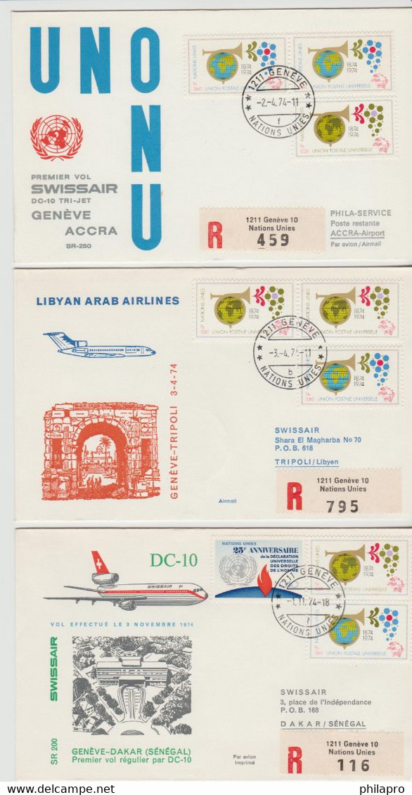 AVIONS Lot 17   FIRST FLIGHT COVERS   See 6 Scans   Réf  567T - Lots & Serien