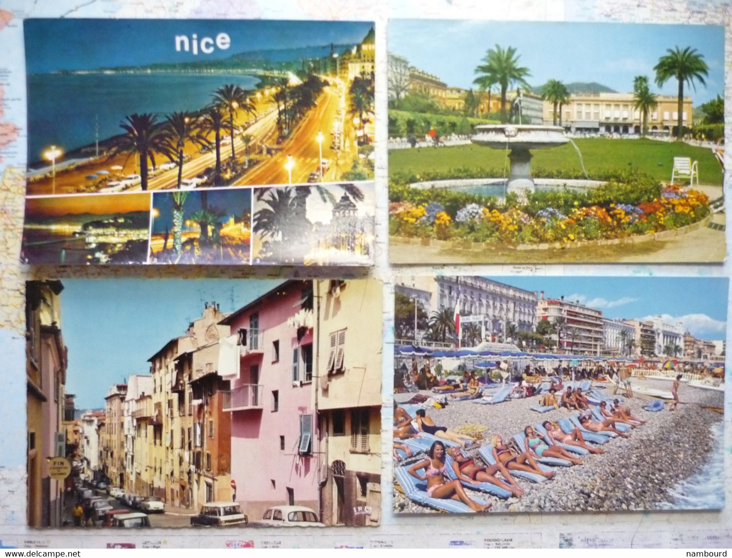 100 cartes modernes de Nice