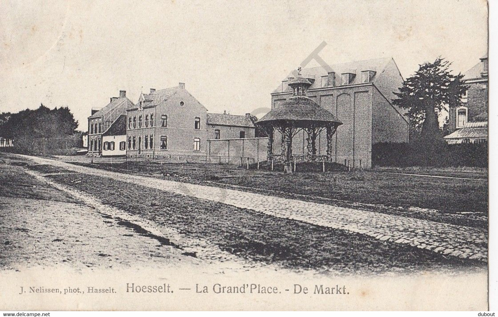 Postkaart-Carte Postale - HOESELT - De Markt  (B988) - Hoeselt