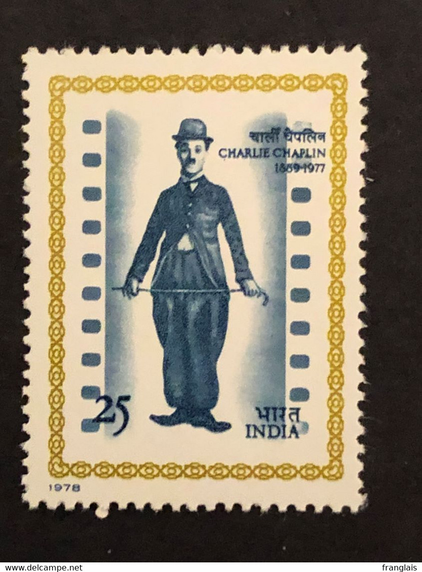 India   Charlie Chaplin MNH** - Other & Unclassified