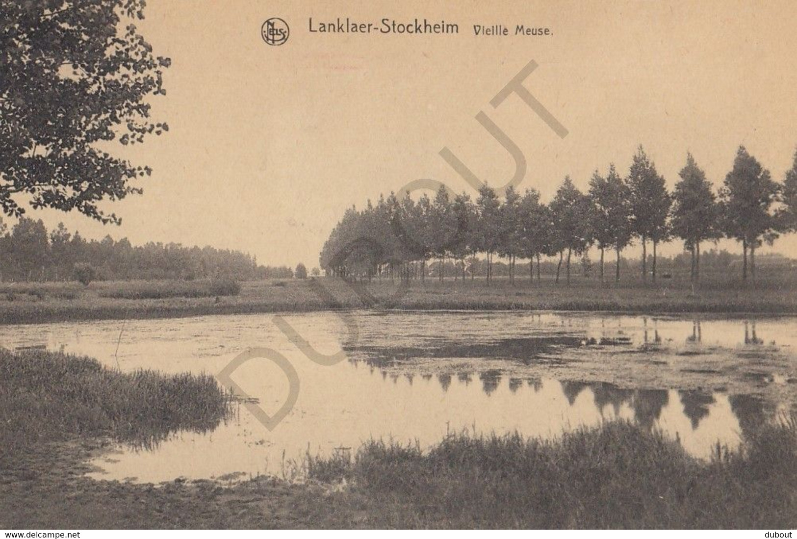 Postkaart-Carte Postale - LANKLAAR - STOKKEM - Vieille Meuse  (C6) - Dilsen-Stokkem