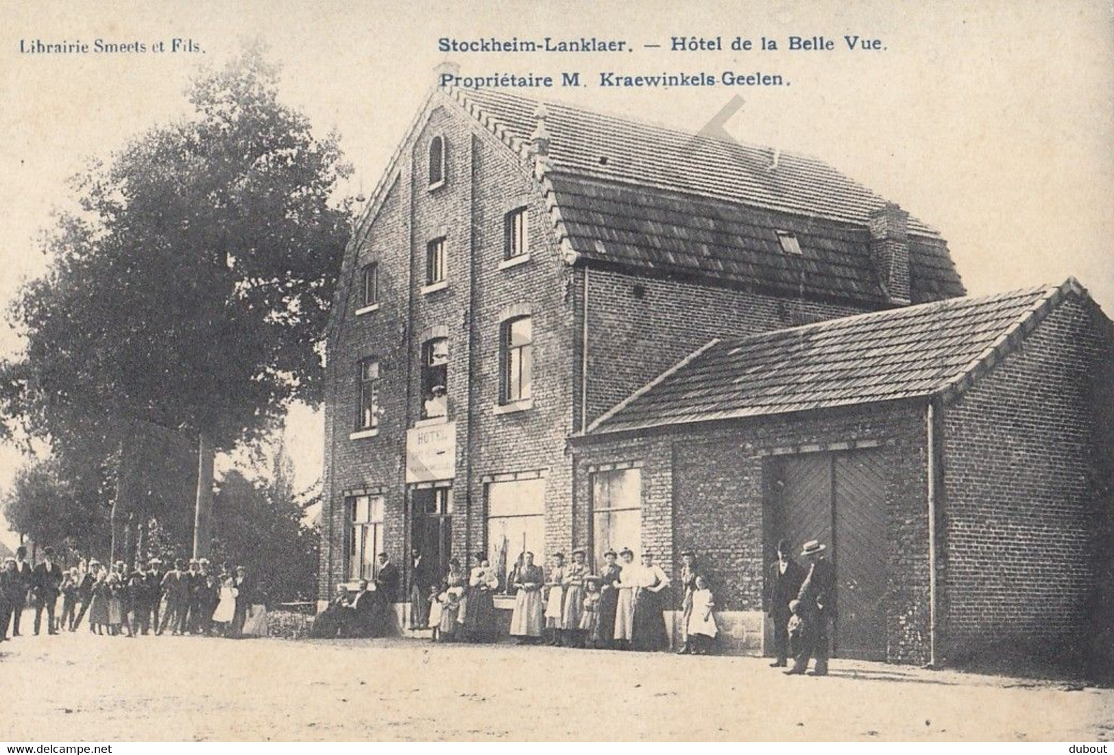 Postkaart-Carte Postale - LANKLAAR - STOKKEM - Hôtel De La Belle Vue - Kraewinkels-Geelen  (C54) - Dilsen-Stokkem