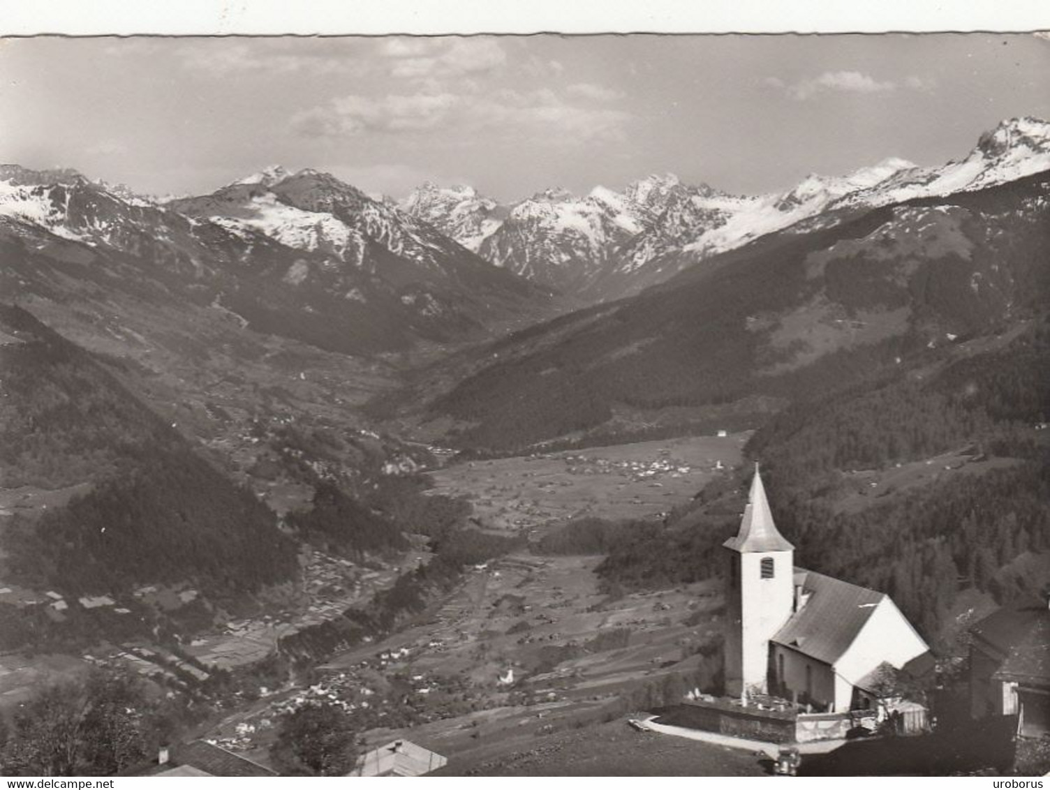 SWITZERLAND - Furna 1958 - Blick Auf Das Pratigau Und Die Silvrettagruppe - Furna