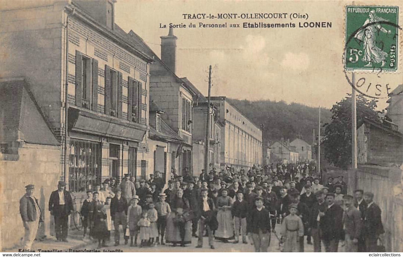 Tracy Le Mont        60       Sortie Du Personnel Des Etablissements  Loonen      (voir Scan) - Autres & Non Classés