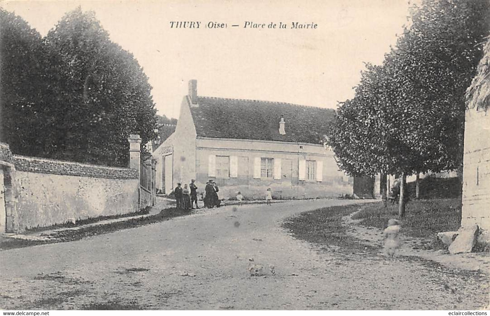 Thury En Valois        60        Place De La Mairie            (voir Scan) - Andere & Zonder Classificatie