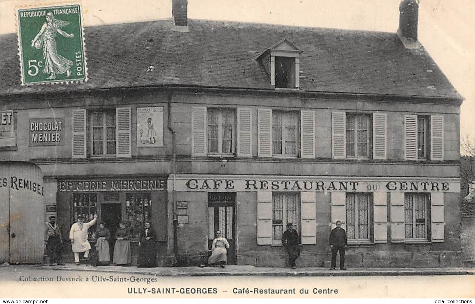 Ully Saint Georges          60        Café Restaurant Du Centre           (voir Scan) - Andere & Zonder Classificatie