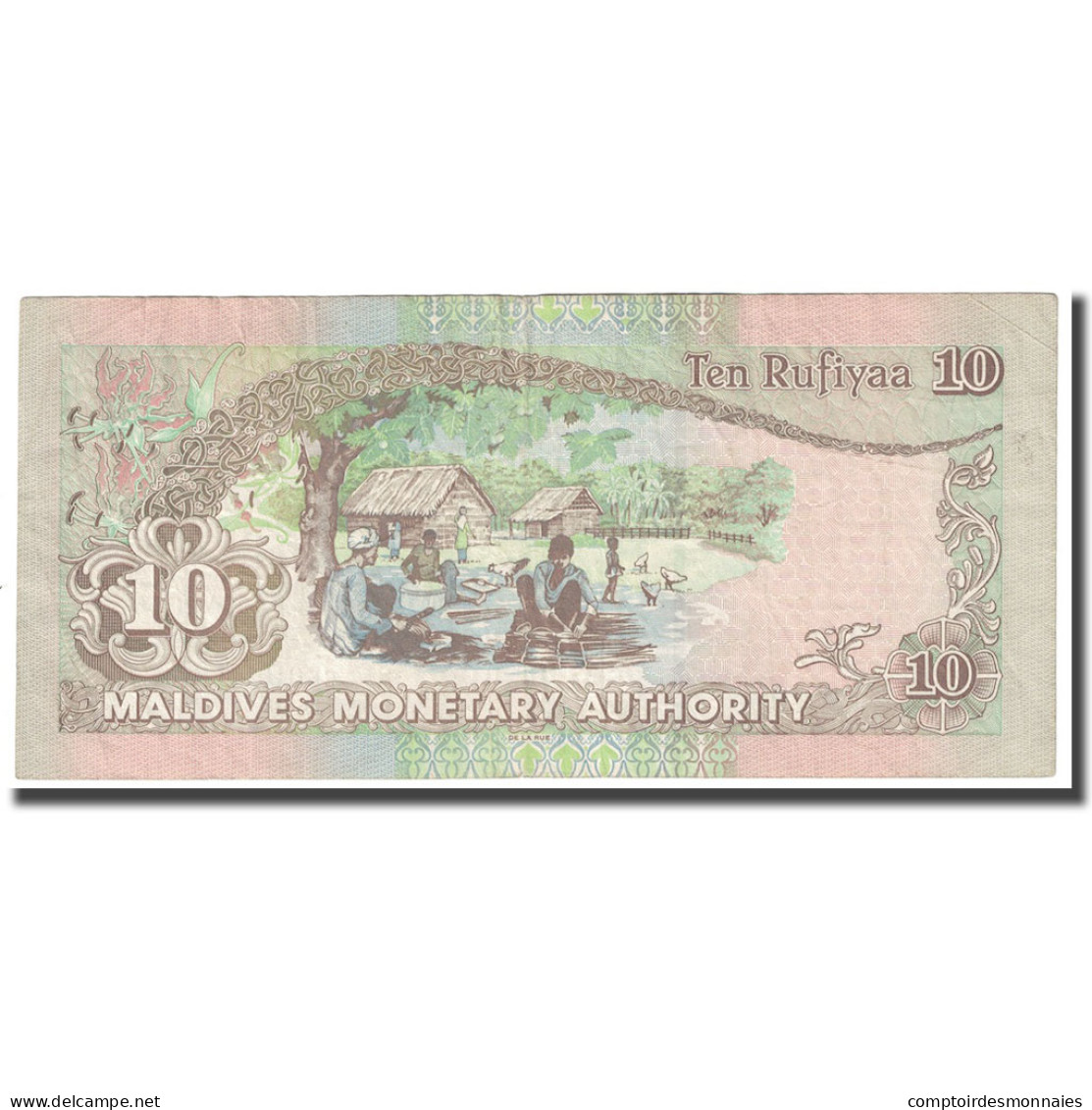 Billet, Maldives, 10 Rufiyaa, 1998, 1998-10-25, KM:19a, TTB - Maldiven