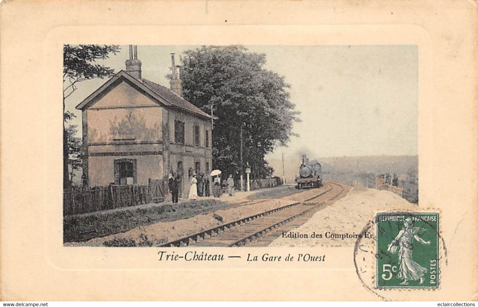Trie-Château        60          Intérieur De La Gare De L'Ouest - Train -          (voir Scan) - Andere & Zonder Classificatie