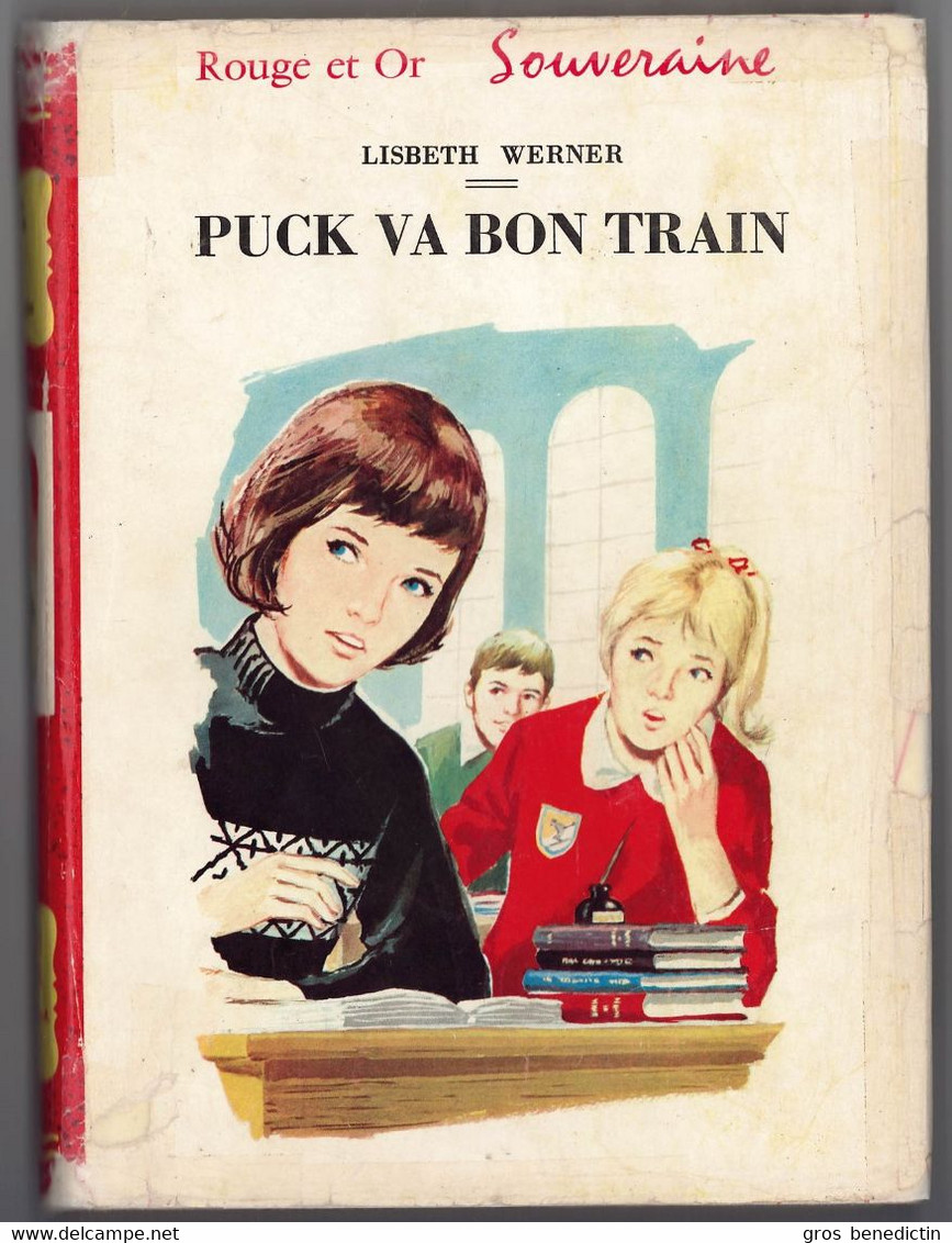G.P. Rouge Et Or Souveraine N°179 - Lisbeth Werner - "Puck Va Bon Train" - 1962 - #Ben&Souv&Puck - Bibliothèque Rouge Et Or