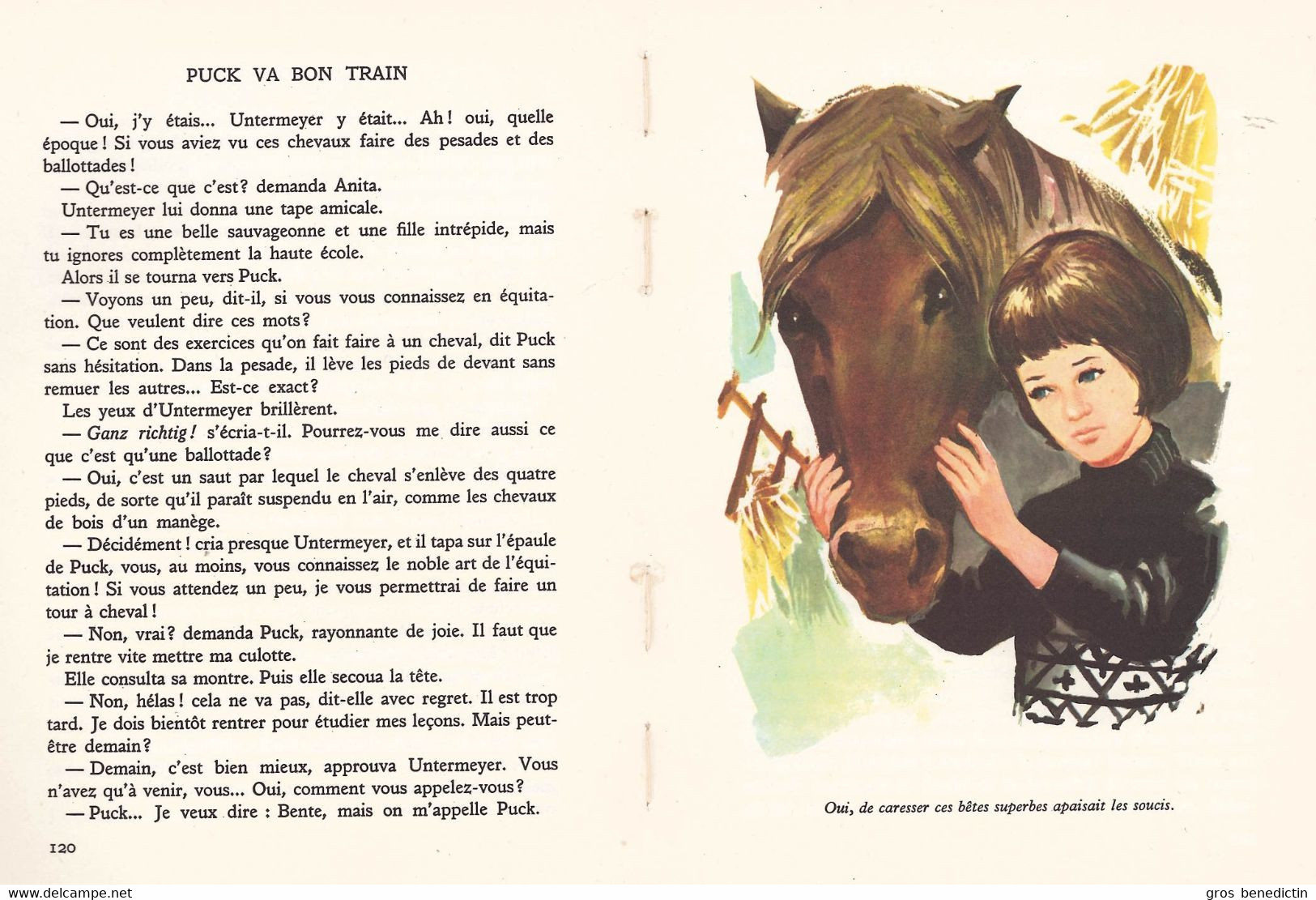 G.P. Rouge Et Or Souveraine N°179 - Lisbeth Werner - "Puck Va Bon Train" - 1962 - #Ben&Souv&Puck - Bibliothèque Rouge Et Or