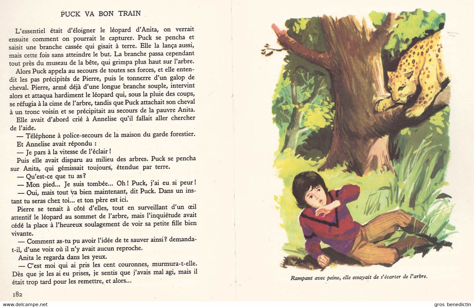 G.P. Rouge et Or Souveraine n°179 - Lisbeth Werner - "Puck va bon train" - 1962 - #Ben&Souv&Puck