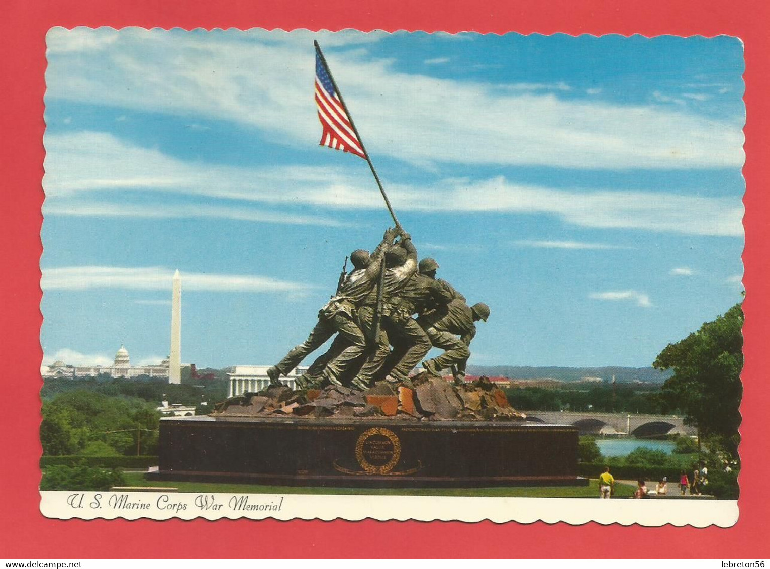 C.P.S.M. ( U.S. ) " ARLINGTON "  U.S. Marine Corps War Memorial ..X 2pht. - Arlington