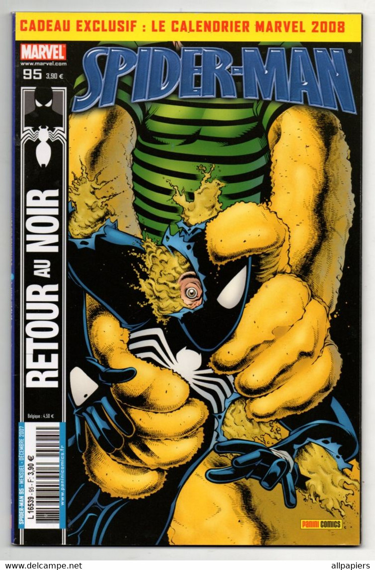 Comics Spider-Man N°95 Retour Au Noir - Sables Mouvants - L'étrange Cas De ... - Thunderbolts De 2007 - Spiderman